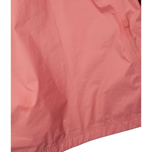 Columbia Windbreaker Jacket Womens Small Hooded Drawstring Pink Nylon Polyester - Picture 7 of 7